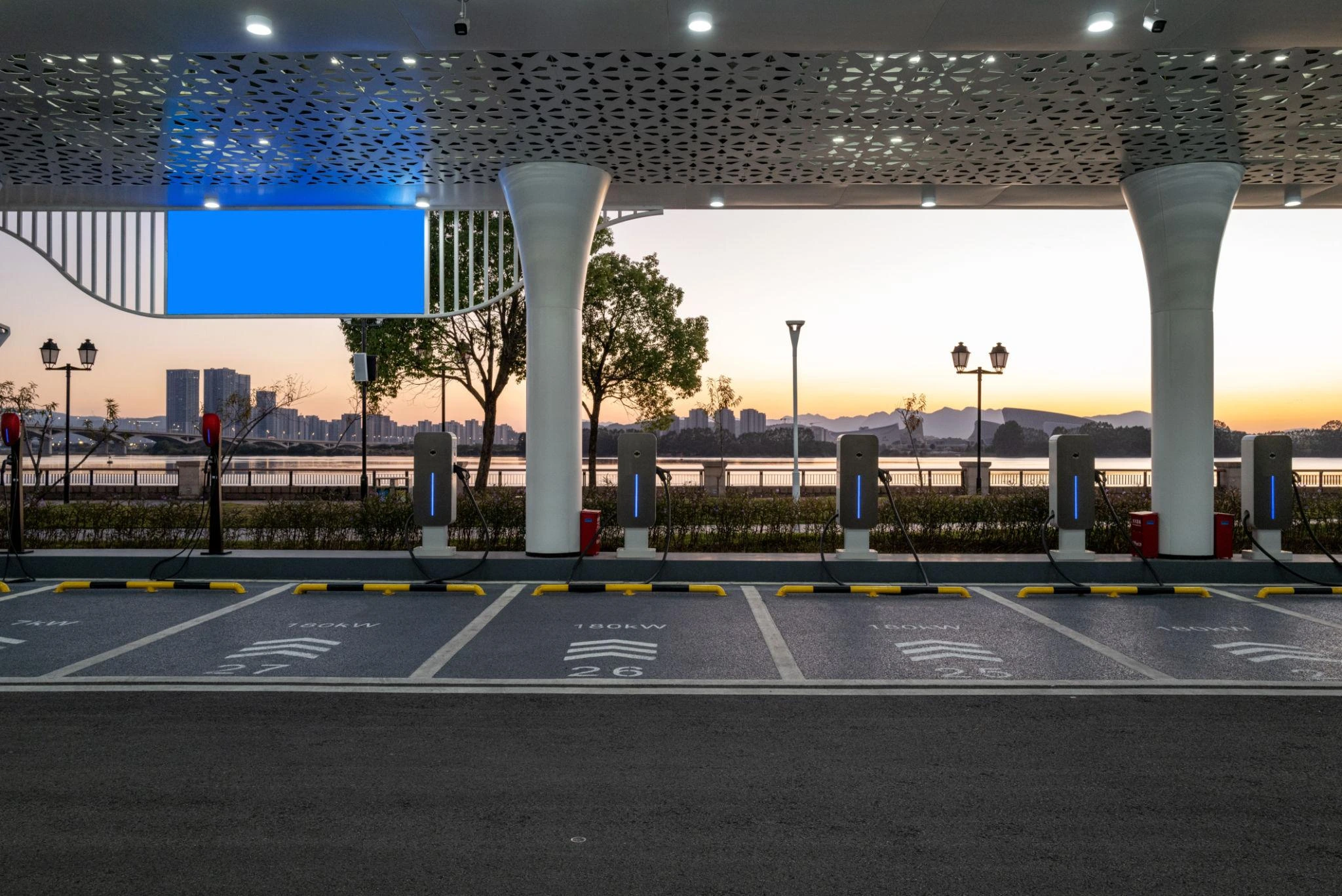 EV charging infrastructure network