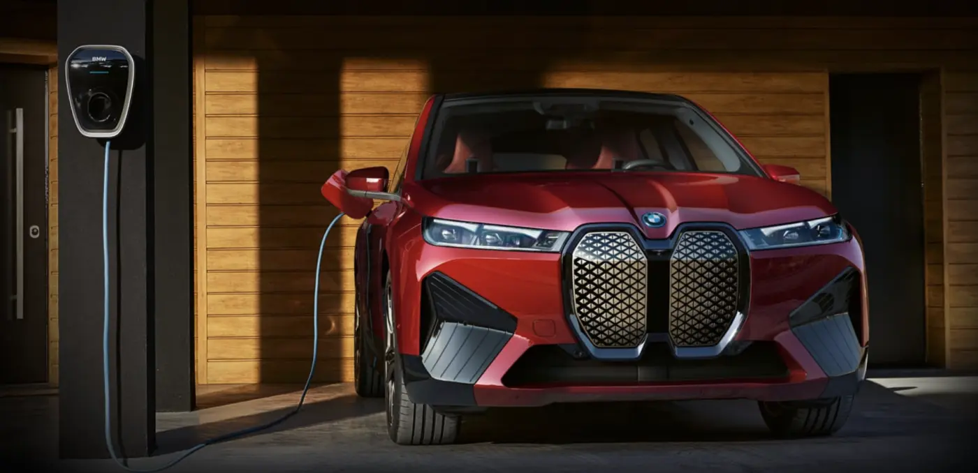 Electric vehicle charging at a high-power station